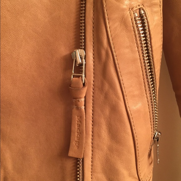 Mackage Kenya tan leather jacket from Aritzia - Picture 6 of 6